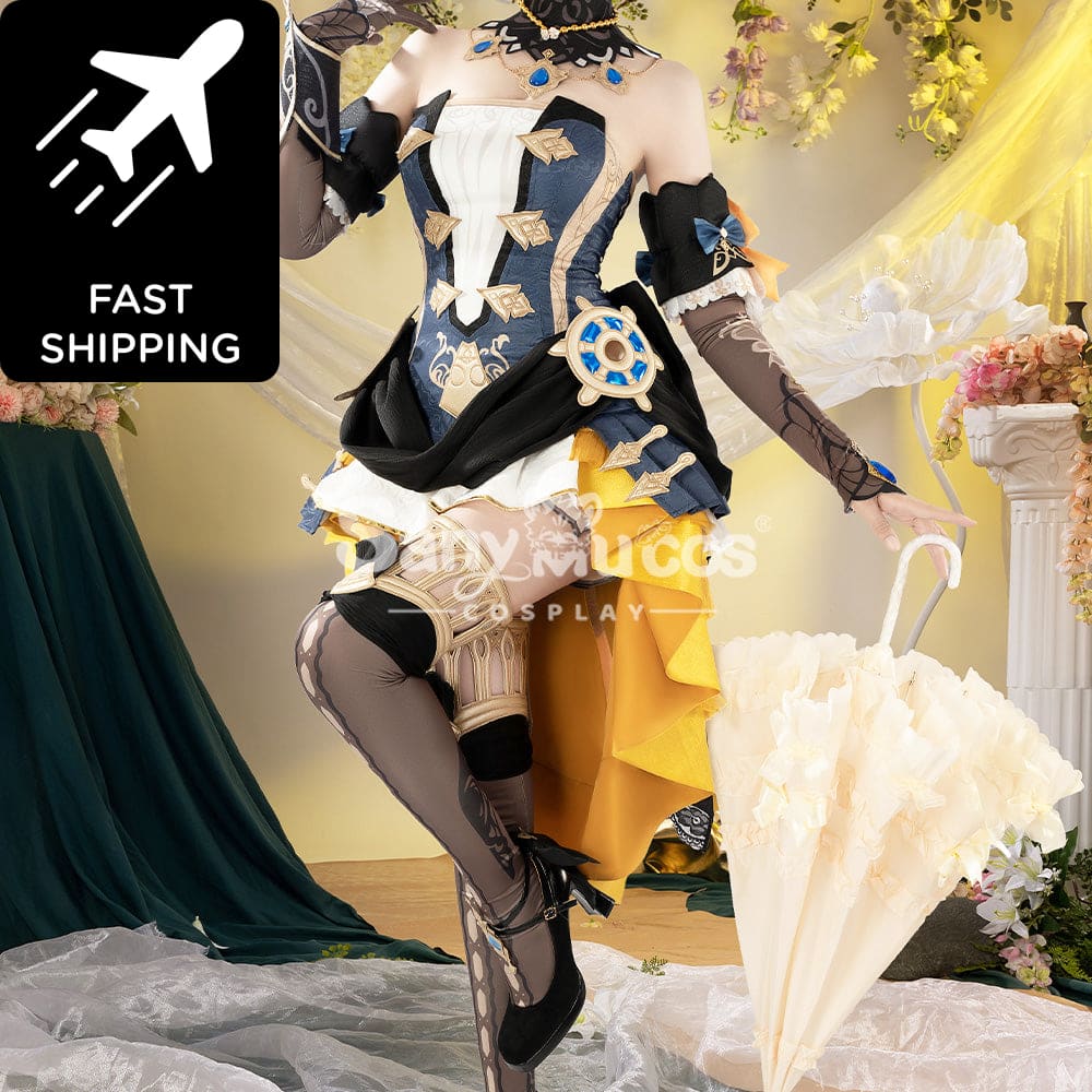 【48H To Ship】Game Genshin Impact Cosplay Navia Costume Premium Edition Costumes