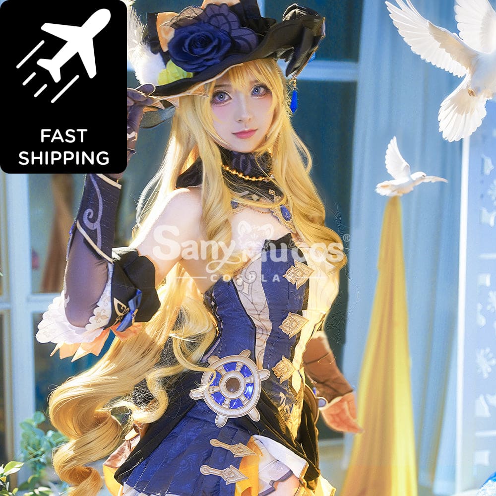 【48H To Ship】Game Genshin Impact Cosplay Navia Costume Premium Edition Costumes