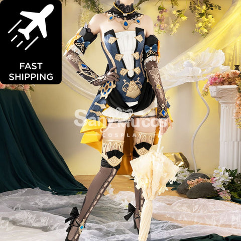 【48H To Ship】Game Genshin Impact Cosplay Navia Costume Premium Edition Costumes