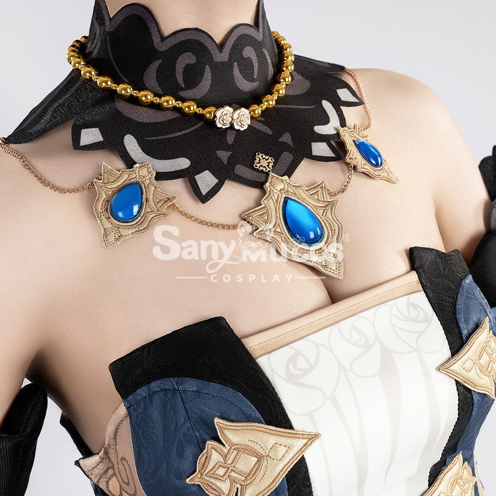 【48H To Ship】Game Genshin Impact Cosplay Navia Costume Premium Edition Costumes