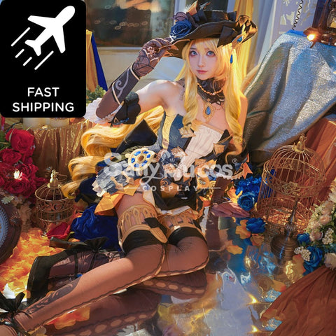 【48H To Ship】Game Genshin Impact Cosplay Navia Costume Premium Edition Costumes