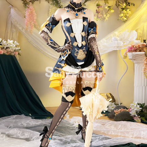 【48H To Ship】Game Genshin Impact Cosplay Navia Costume Premium Edition Costumes