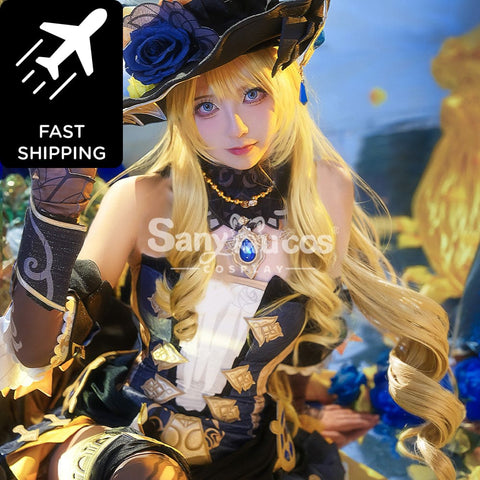 【48H To Ship】Game Genshin Impact Cosplay Navia Costume Premium Edition Costumes