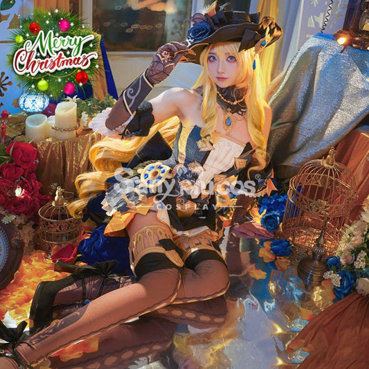 【48H To Ship】Game Genshin Impact Cosplay Navia Costume Premium Edition Costumes 1000