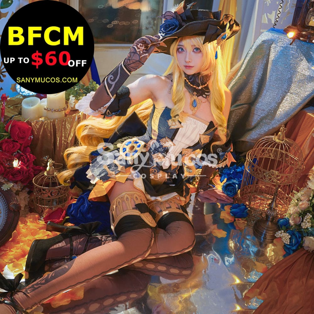 【48H To Ship】Game Genshin Impact Cosplay Navia Costume Premium Edition Costumes