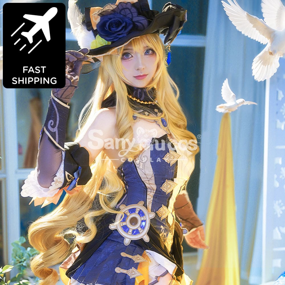 【48H To Ship】Game Genshin Impact Cosplay Navia Costume Premium Edition Costumes