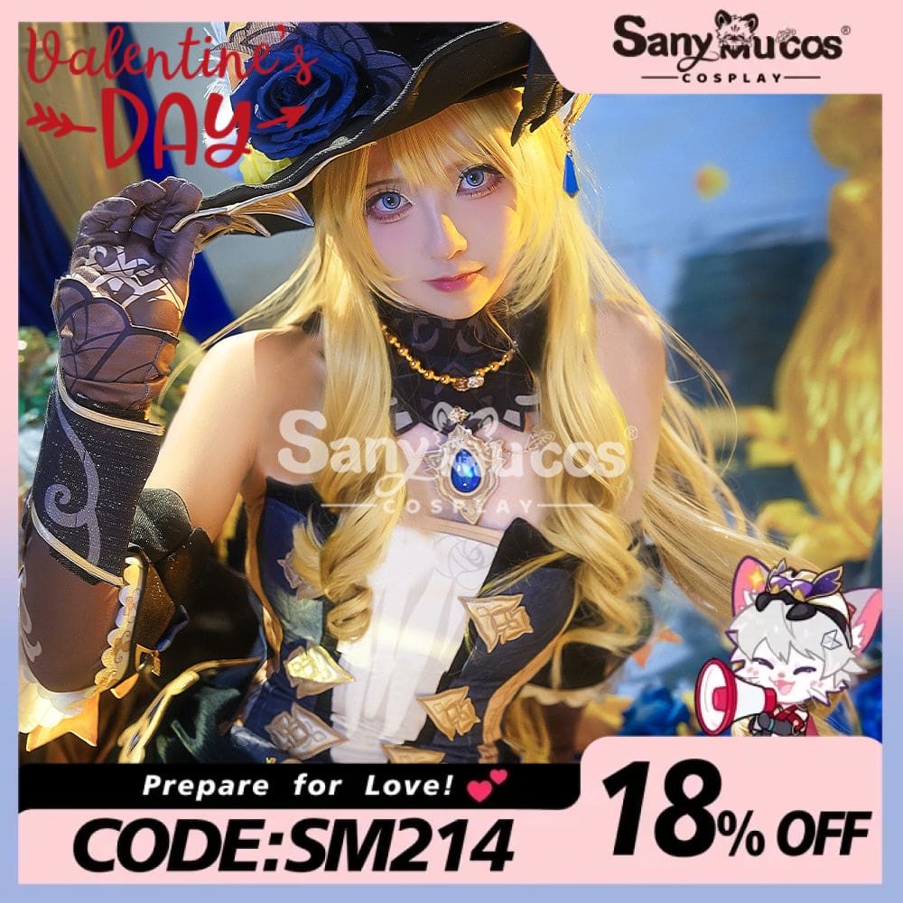 【48H To Ship】Game Genshin Impact Cosplay Navia Costume Premium Edition Costumes