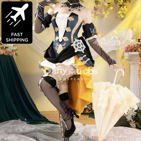 【48H To Ship】Game Genshin Impact Cosplay Navia Costume Premium Edition Costumes