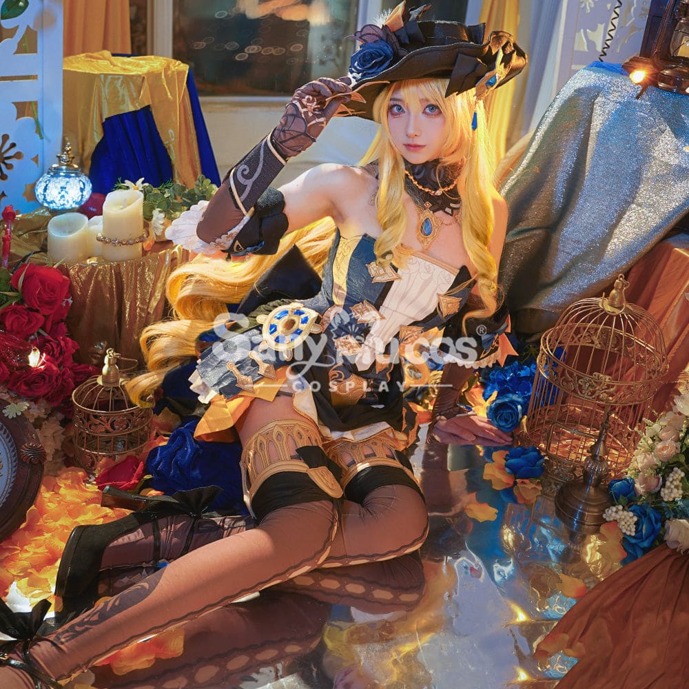 【48H To Ship】Game Genshin Impact Cosplay Navia Costume Premium Edition Costumes