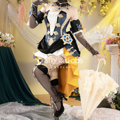 【48H To Ship】Game Genshin Impact Cosplay Navia Costume Premium Edition Costumes