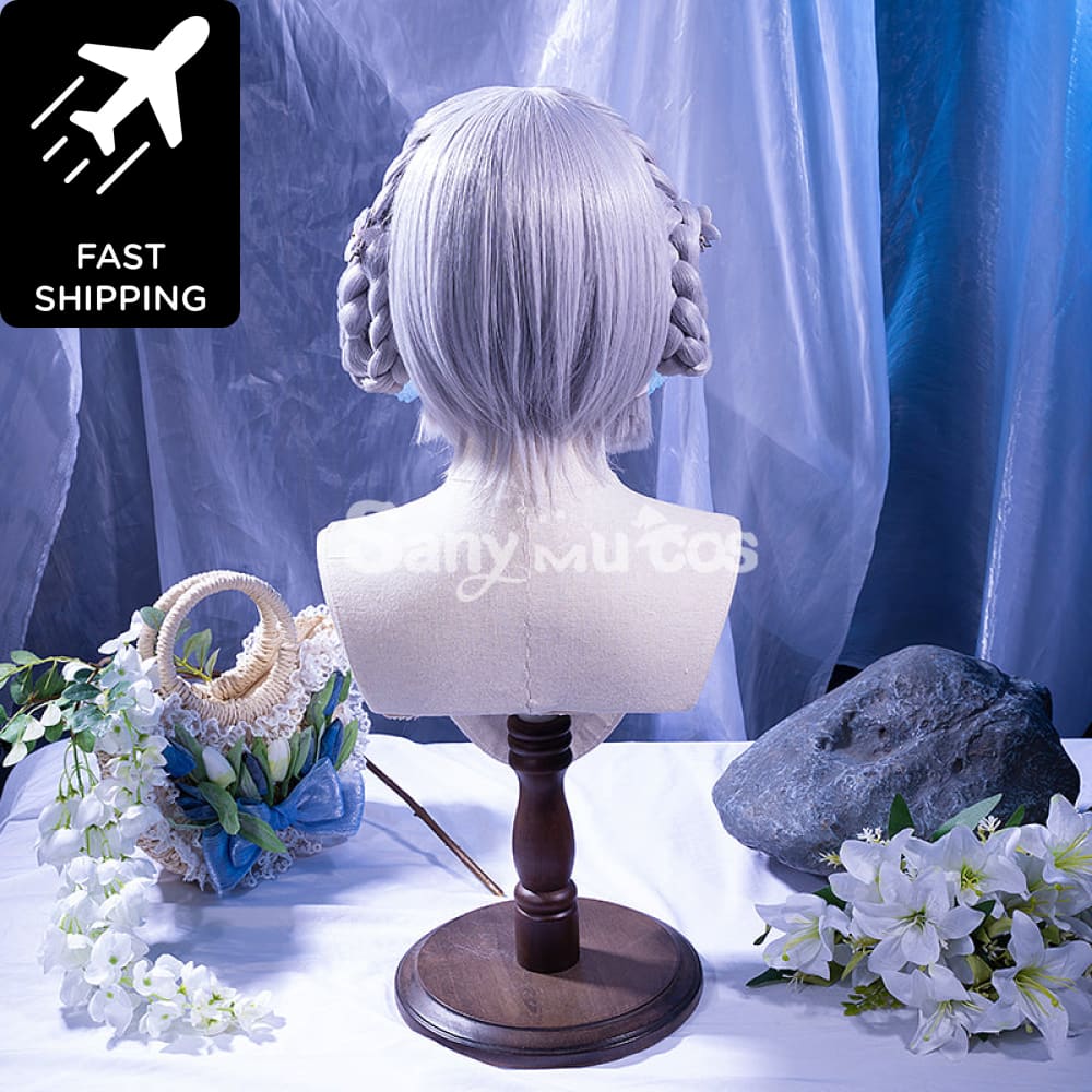 【48H To Ship】Game Genshin Impact Kamisato Ayaka Fontaine Springbloom Missive Dress New Outfit