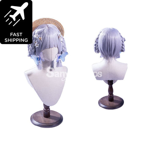 【48H To Ship】Game Genshin Impact Kamisato Ayaka Fontaine Springbloom Missive Dress New Outfit