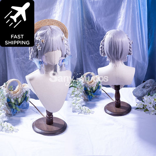 【48H To Ship】Game Genshin Impact Kamisato Ayaka Fontaine Springbloom Missive Dress New Outfit 1000