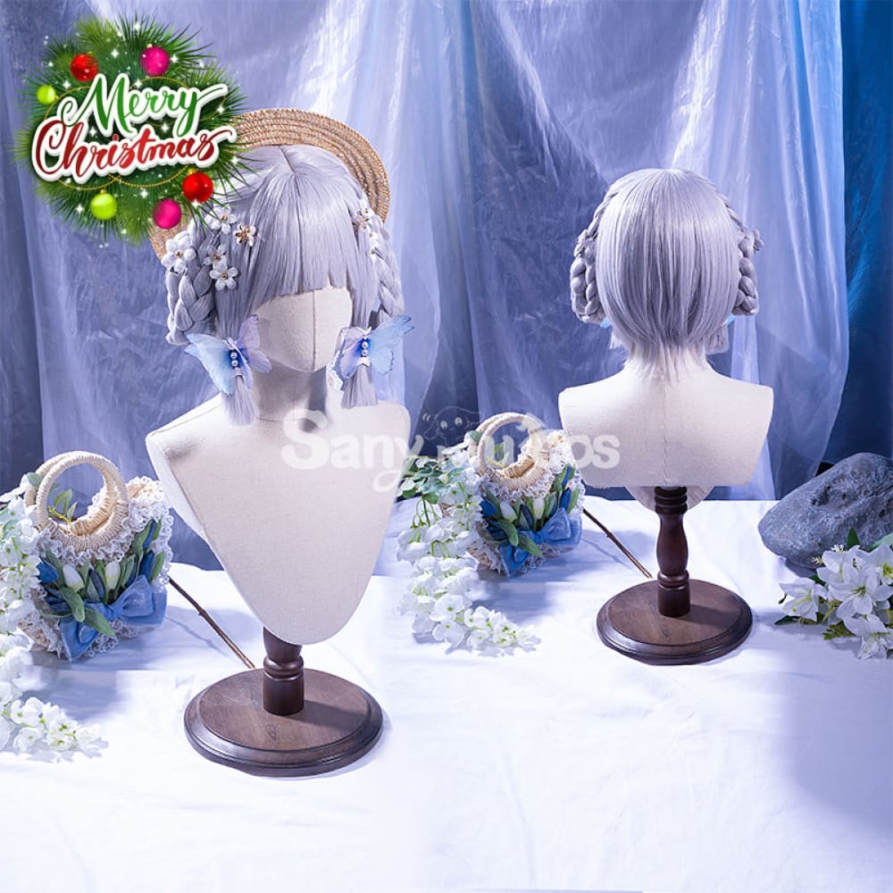 【48H To Ship】Game Genshin Impact Kamisato Ayaka Fontaine Springbloom Missive Dress New Outfit