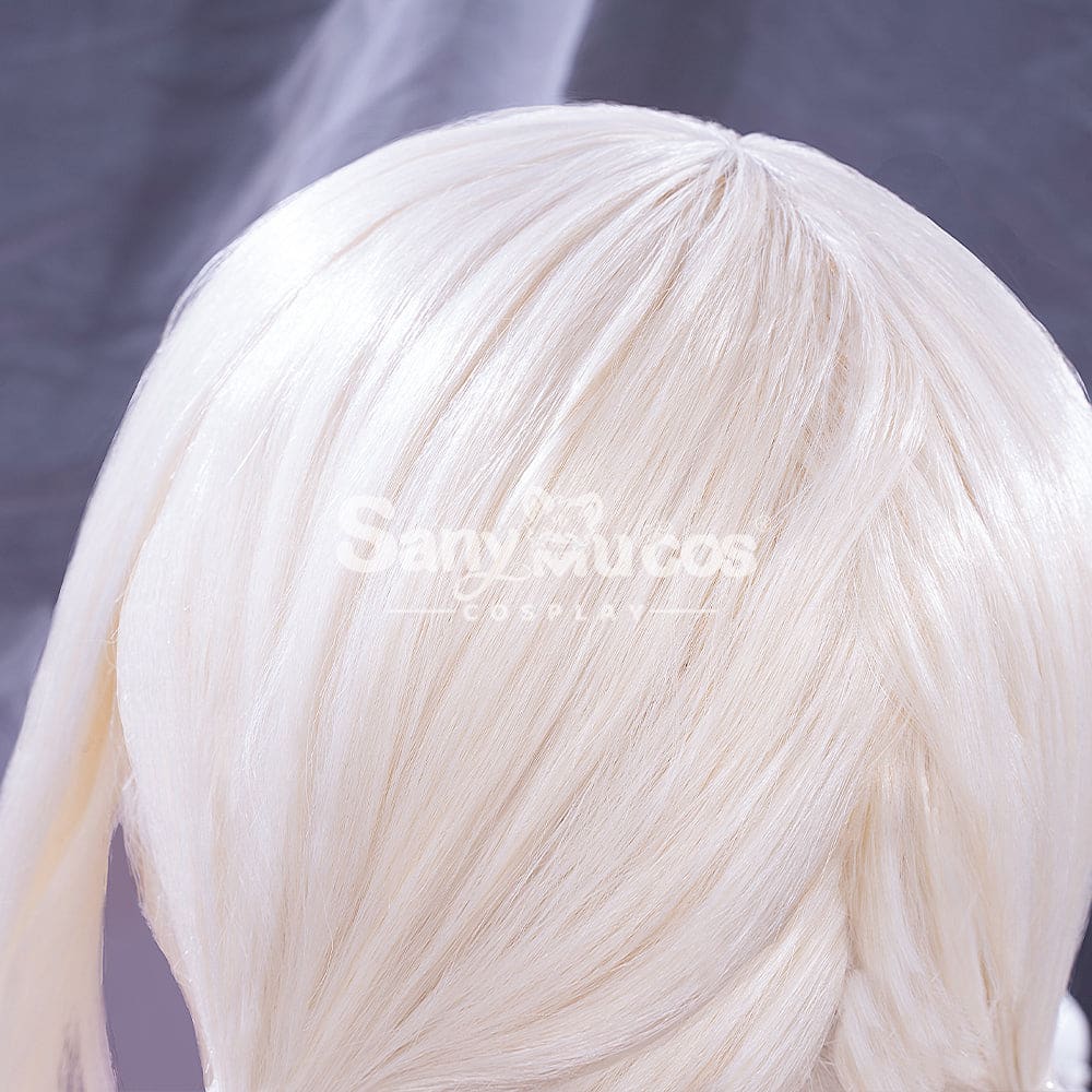 【48H To Ship】Game Genshin Impact Klee Blond Medium Twintails Cosplay Wig Wigs