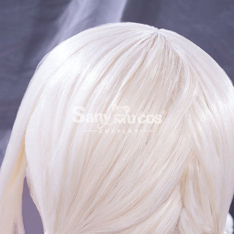 【48H To Ship】Game Genshin Impact Klee Blond Medium Twintails Cosplay Wig Wigs