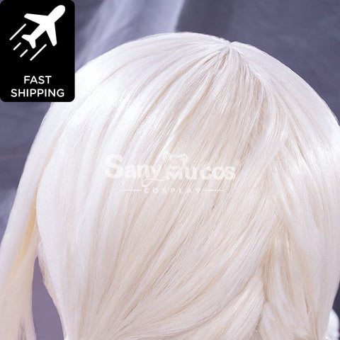 【48H To Ship】Game Genshin Impact Klee Blond Medium Twintails Cosplay Wig Wigs