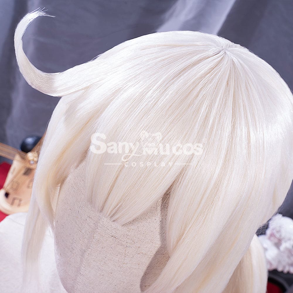 【48H To Ship】Game Genshin Impact Klee Blond Medium Twintails Cosplay Wig Wigs