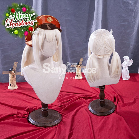 【48H To Ship】Game Genshin Impact Klee Blond Medium Twintails Cosplay Wig Wigs