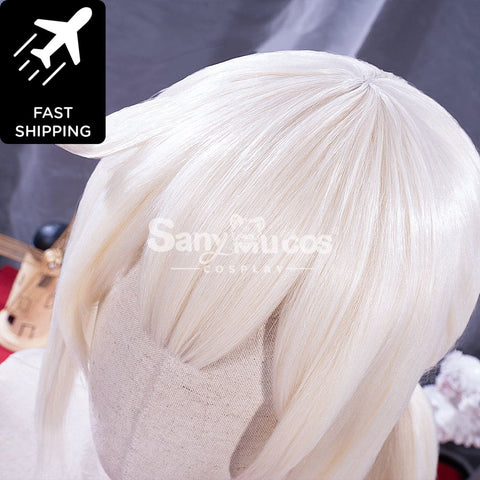 【48H To Ship】Game Genshin Impact Klee Blond Medium Twintails Cosplay Wig Wigs