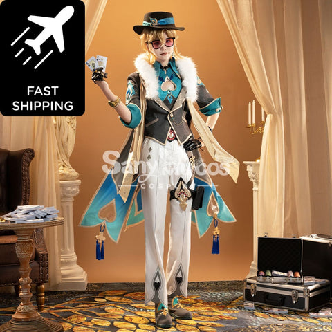 【48H To Ship】Game Honkai: Star Rail Cosplay Aventurine Costume Premium Edition Costumes