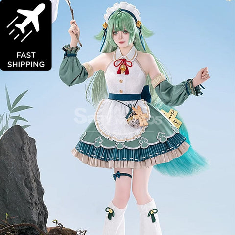 【Pre-Sale】Game Honkai: Star Rail Cosplay Huohuo Maid Costume Premium Edition Costumes