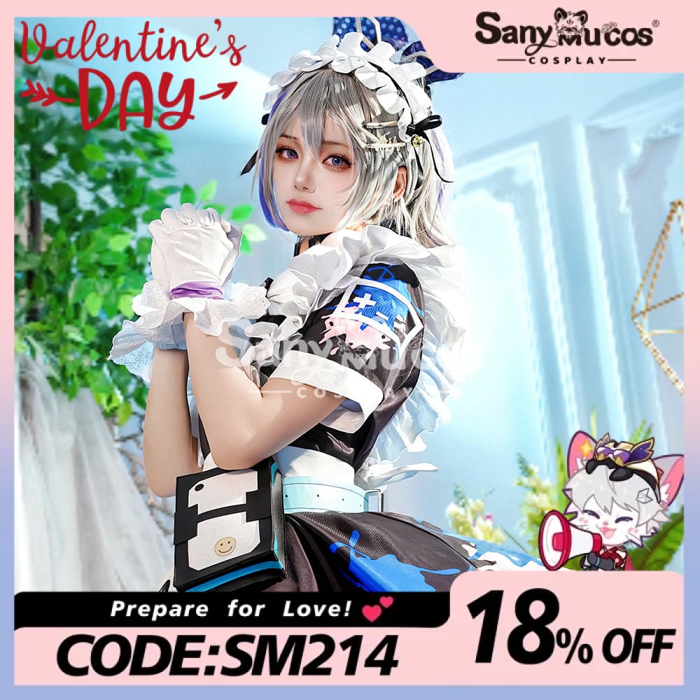 【48H To Ship】Game Honkai: Star Rail Cosplay Maid Suit Silver Wolf Costume Premium Edition Costumes