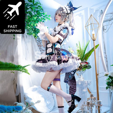 【48H To Ship】Game Honkai: Star Rail Cosplay Maid Suit Silver Wolf Costume Premium Edition Costumes