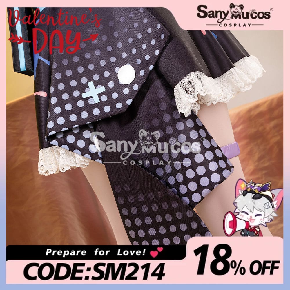 【48H To Ship】Game Honkai: Star Rail Cosplay Maid Suit Silver Wolf Costume Premium Edition Costumes