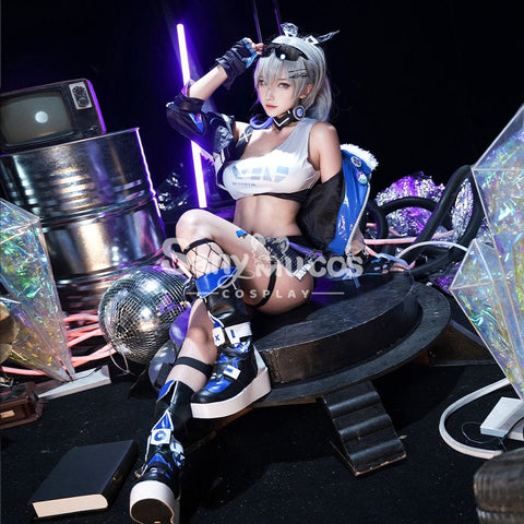 【48H To Ship】Game Honkai: Star Rail Cosplay Stellaron Hunters Silver Wolf Costume Premium