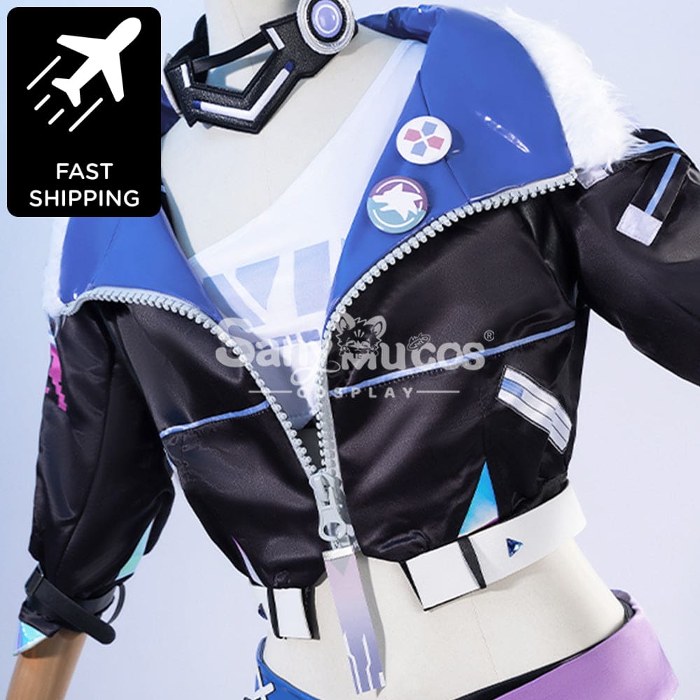 【48H To Ship】Game Honkai: Star Rail Cosplay Stellaron Hunters Silver Wolf Costume Premium