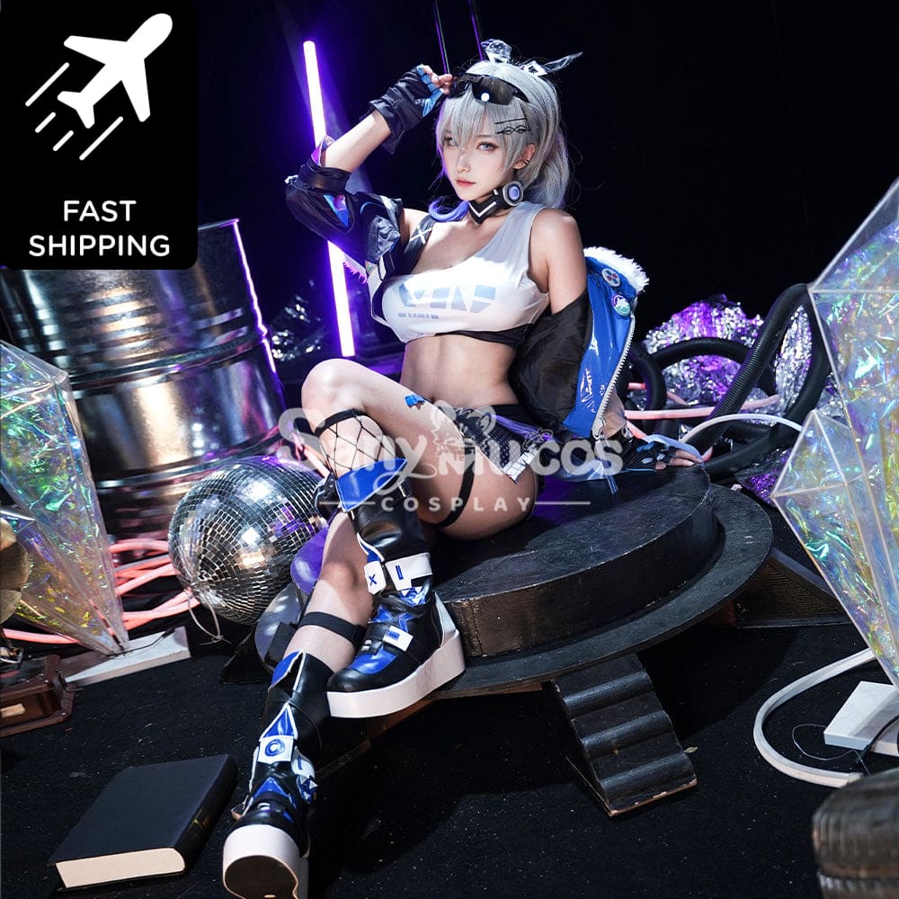 【48H To Ship】Game Honkai: Star Rail Cosplay Stellaron Hunters Silver Wolf Costume Premium