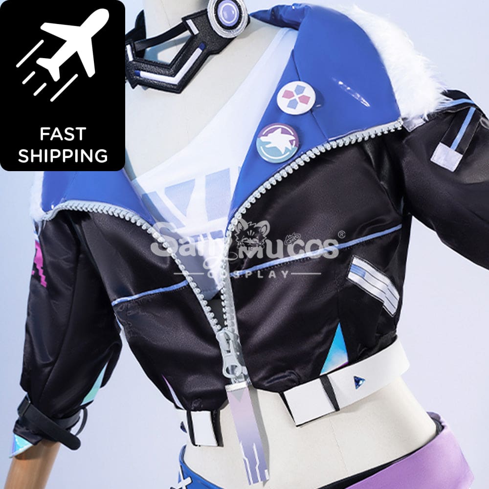 【48H To Ship】Game Honkai: Star Rail Cosplay Stellaron Hunters Silver Wolf Costume Premium