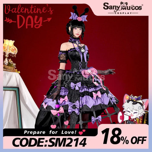 【48H To Ship】Game Identity Ⅴ Cosplay Merry Kuromi Bloody Queen Mary Costume Premium Edition Costumes 1000