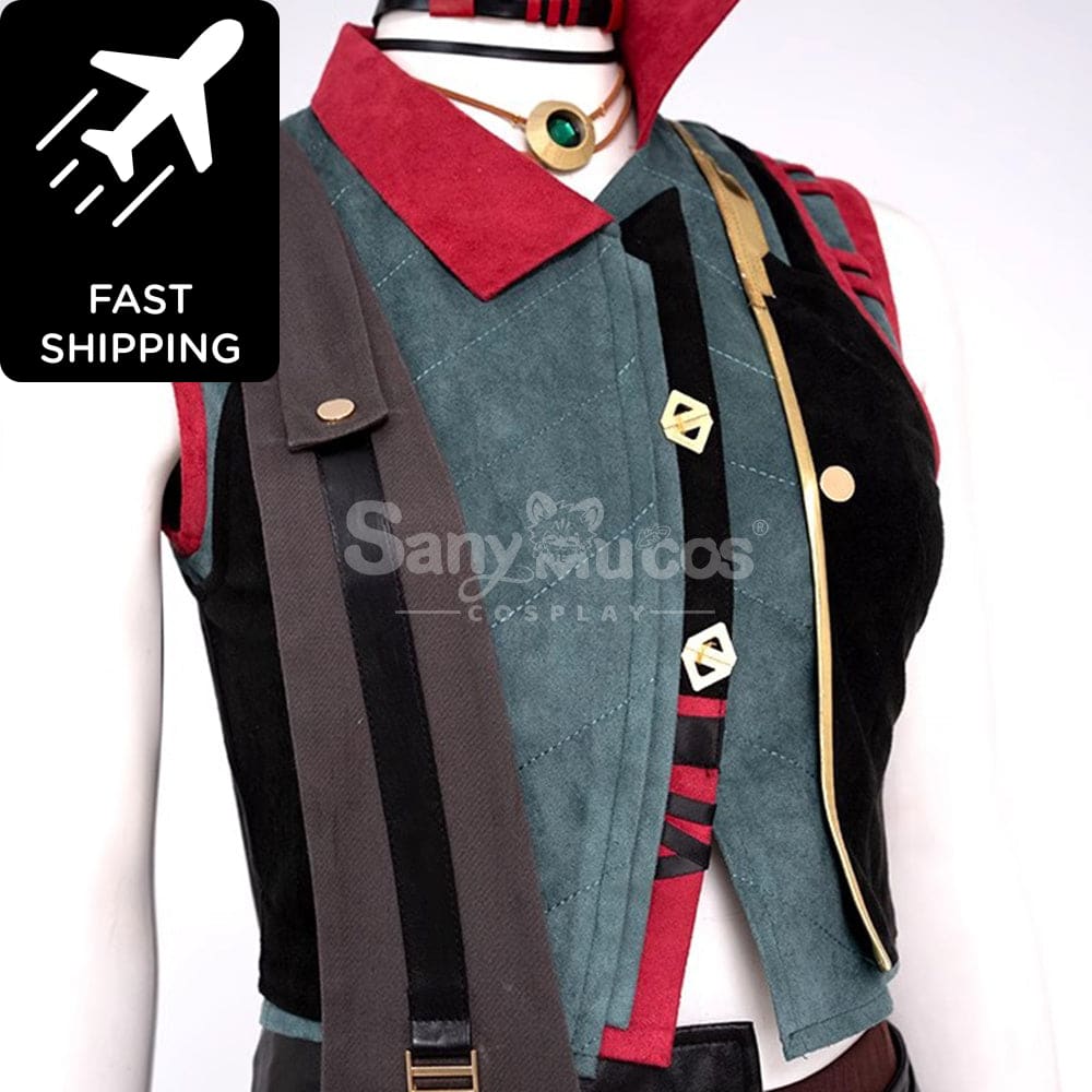 【Pre-Sale】Game League Of Legends Arcane Cosplay Jinx Vest Costume Premium Edition Costumes