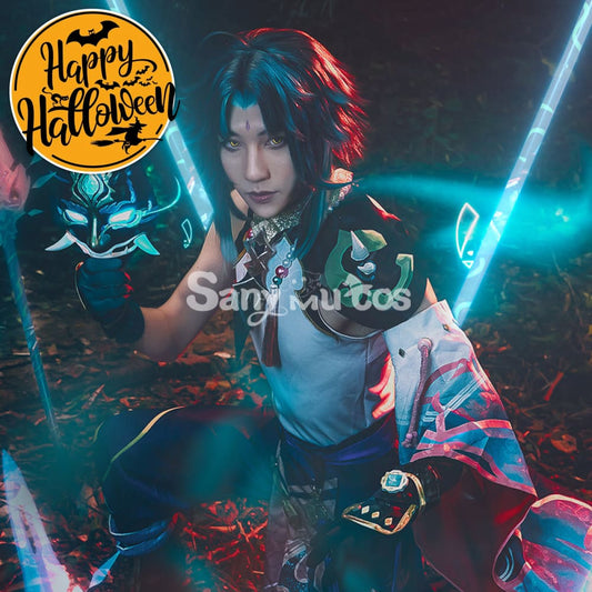 Game Genshin Impact Xiao Yaksha Cosplay Liyue Anemo Male Cosplay Xiao Costumes 1000