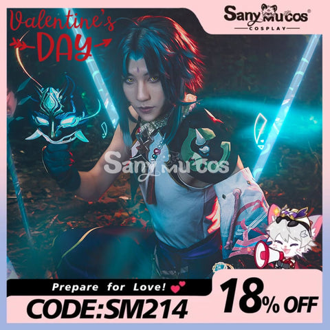 Game Genshin Impact Xiao Yaksha Cosplay Liyue Anemo Male Cosplay Xiao Costumes