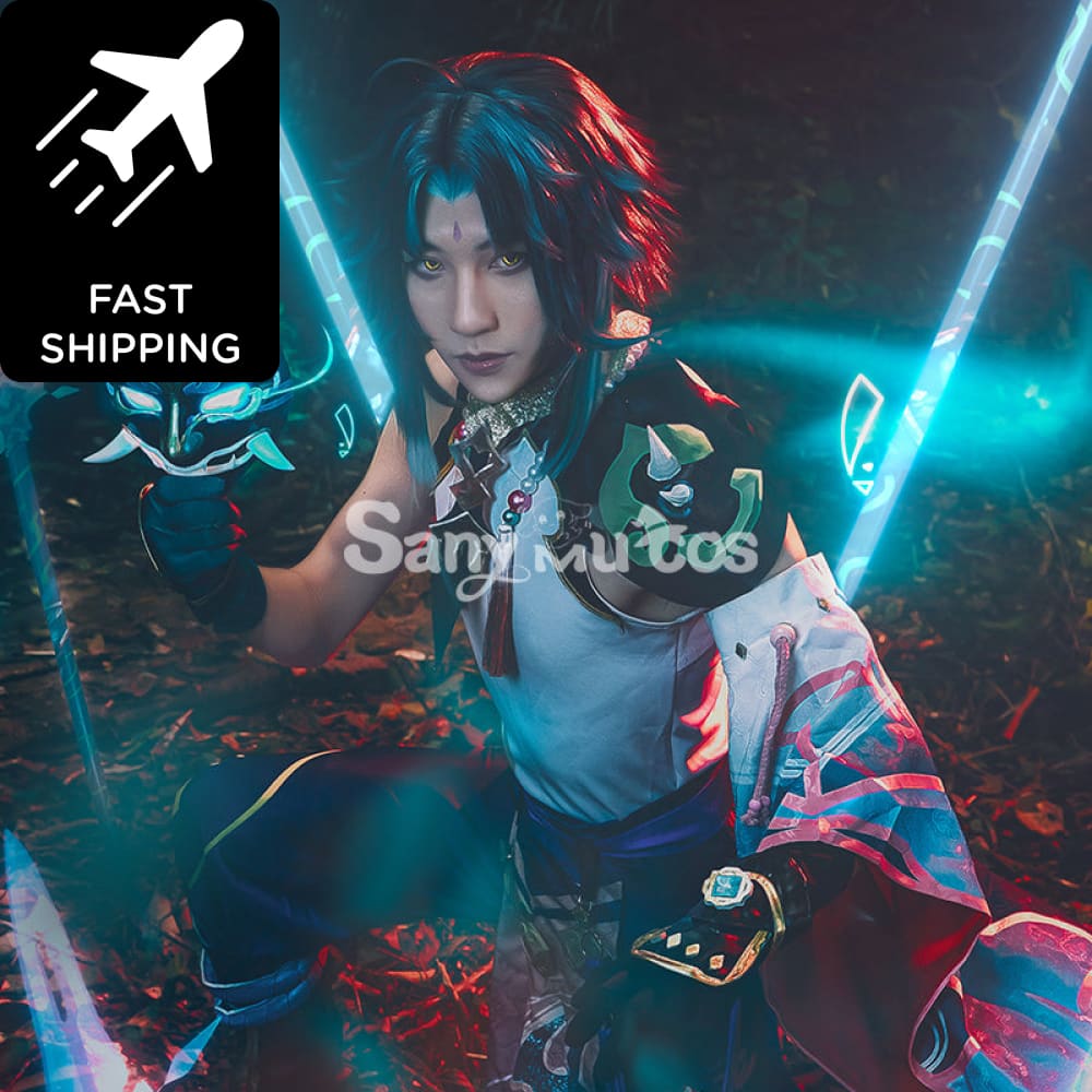 Game Genshin Impact Xiao Yaksha Cosplay Liyue Anemo Male Cosplay Xiao Costumes