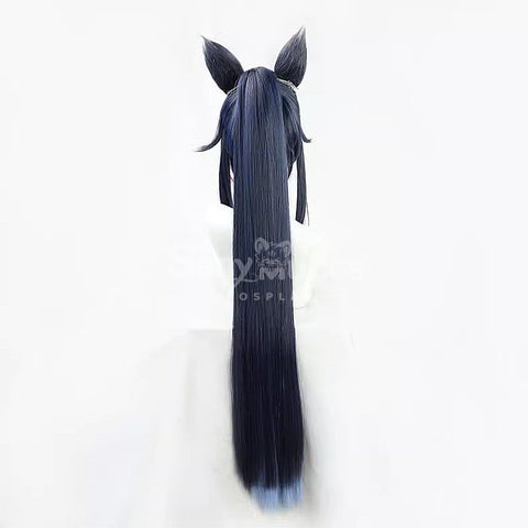 【In Stock】Game Arknights Cosplay Blaze Explosive Blue Flame Cosplay Wig Cosplay Wigs