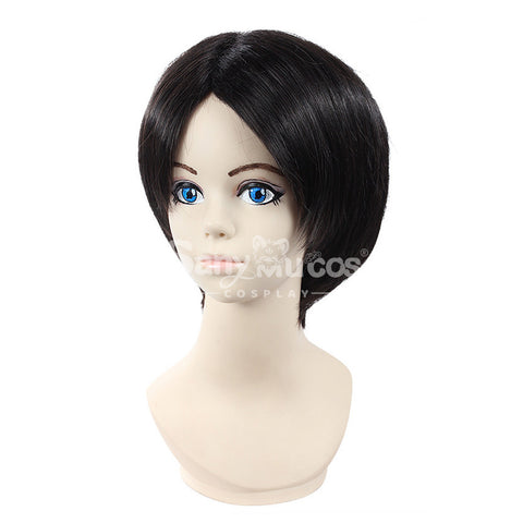 【In Stock】Anime Attack On Titan Cosplay Rivaille Ackerman Cosplay Wig
