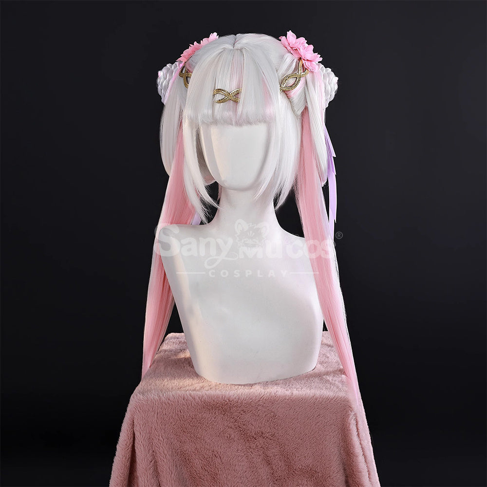 【In Stock】Game Wuthering Waves Cosplay Peach Blossom Radiance Cosplay Wig Cosplay Wigs