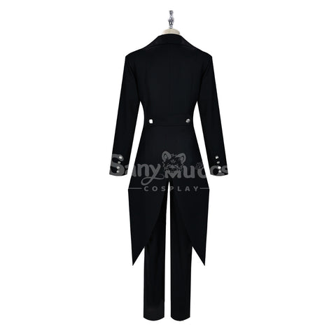【In Stock】Anime Black Butler Cosplay Sebastian Yan Cosplay Costume Plus Size