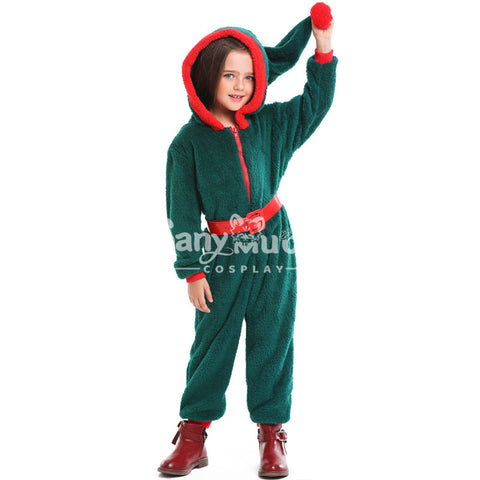 【In Stock】Christmas Cosplay Christmas Pajamas Cosplay Costume Kid Size