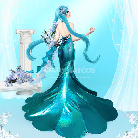 【In Stock】Vocaloid Hatsune Miku Cosplay Hatsune Miku Midsummer Elf Cosplay Costume