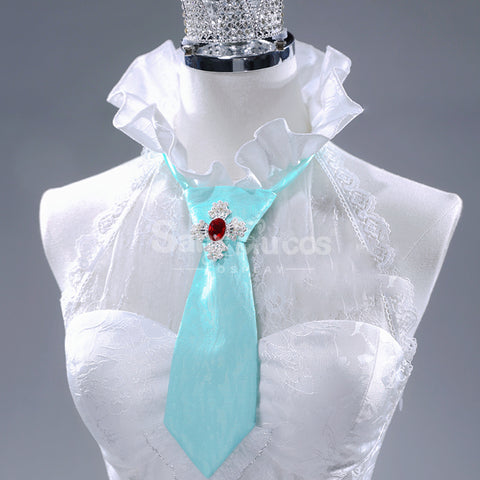 【Pre-Sale】Vocaloid Hatsune Miku Cosplay White Snow Princess Miku Cosplay Costume