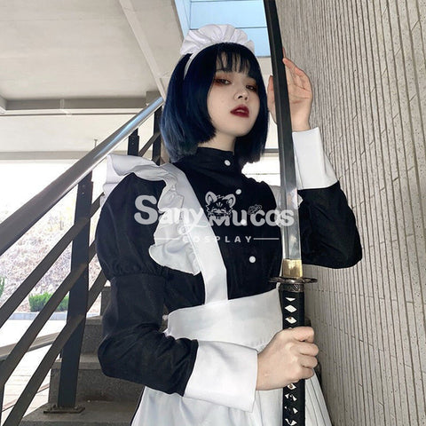 【In Stock】Anime Cosplay Maid Men Dress Cosplay Maid Costume Male Size