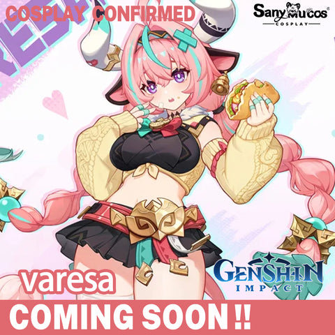 【SanyMuCos Deposit Poll】Game Genshin Impact Cosplay Varesa Cosplay Costume Premium Edition