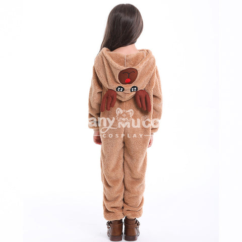 【In Stock】Christmas Cosplay Kid Size Christmas Reindeer Pajamas Cosplay Costume Second Edition
