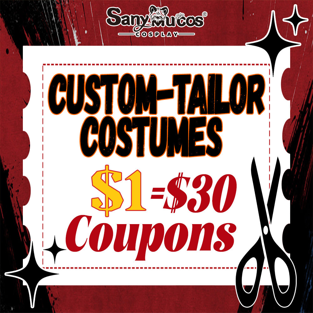 【✂️$1=$30 Coupons】SanyMuCos Custom-Tailor Cosplay Costumes