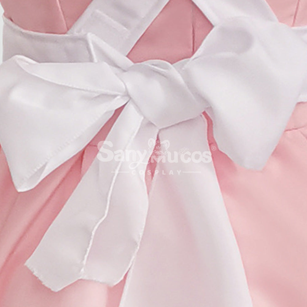 【In Stock】Maid Cosplay Pink Lolita Dress Costume Costumes